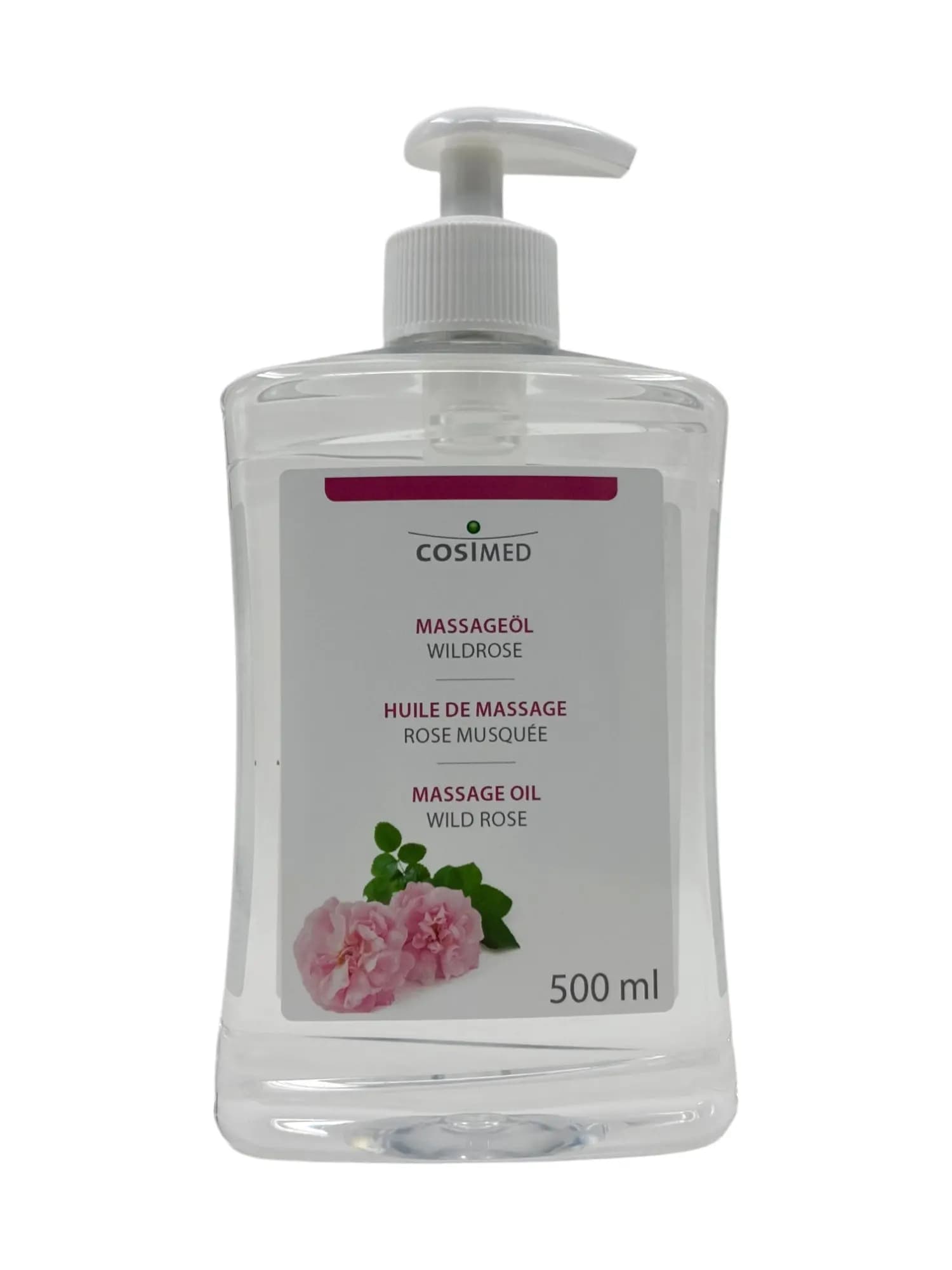 Cosimed massageolie 500 ml. Wildrose