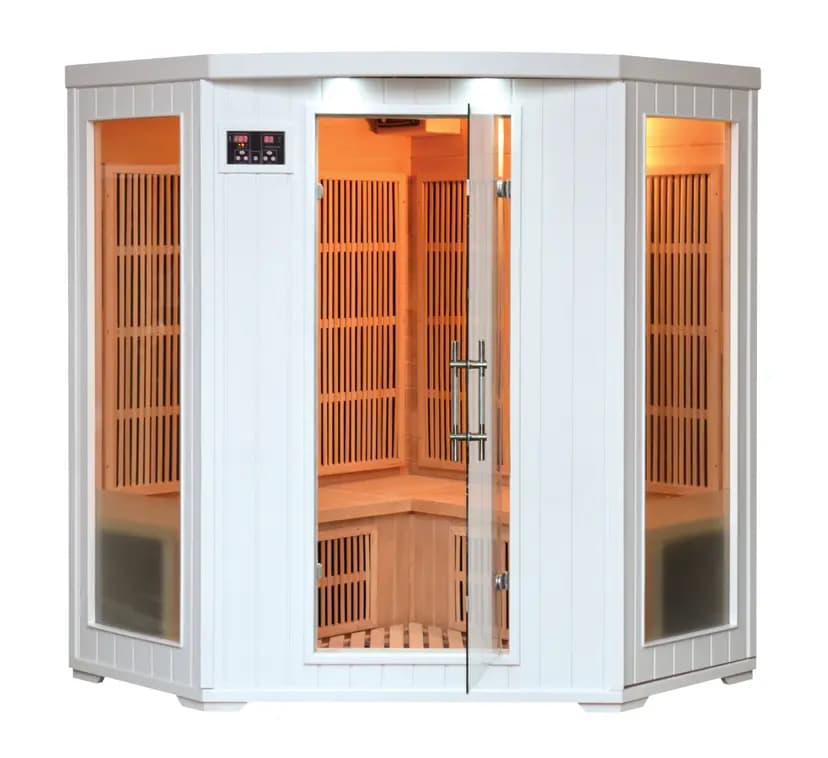 Lotus Infrarød sauna 3-4 pers / Hjørnemodel