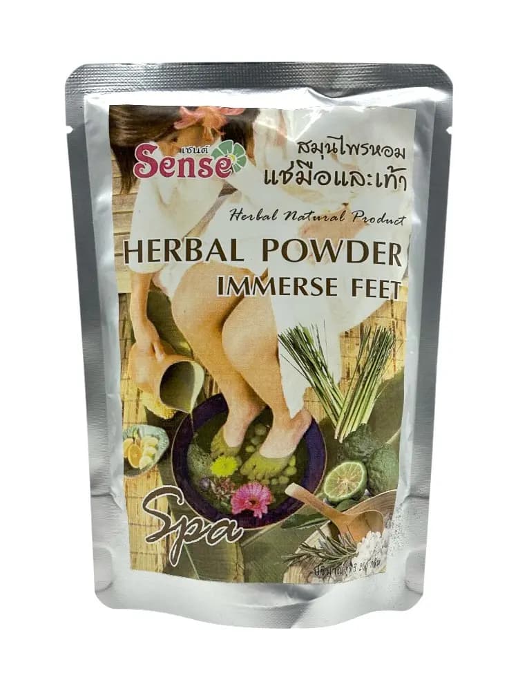 Sense Natur Urte Fodbadspulver 200 gr.